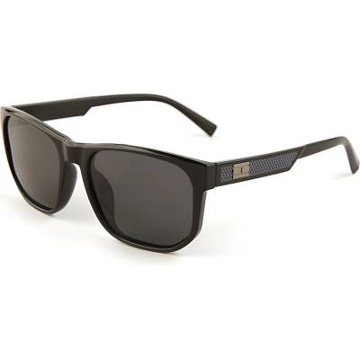 Techsuit Слънчеви очила Techsuit Polarized Sunglasses (8502) - мъжки, поляризирани, Wayfarer дизайн - Черен