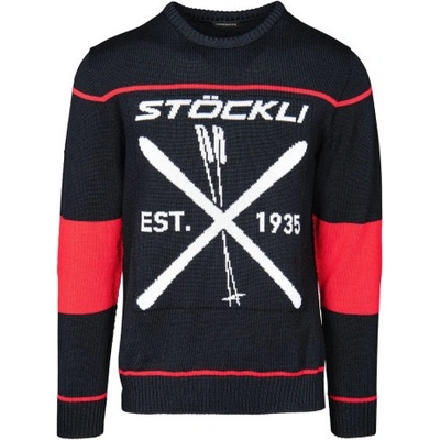 Stöckli pánsky sveter Stöckli 1935 čierna