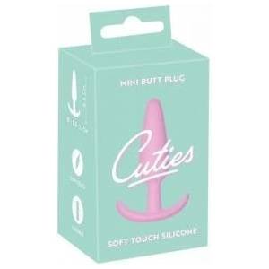 Cuties Mini Intimate Plug Rose Silicone Compact Flexible 8.4cm