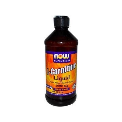 NOW Л-Карнитин течен 465 мл. - L-Carnitine Liquid Citrus 1000 мг. - NOW FOODS, NF0065