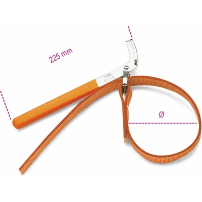 Beta Tools Páskový klíč na olejový filtr 160 mm 014900001