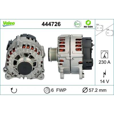 Alternátor VALEO 444726