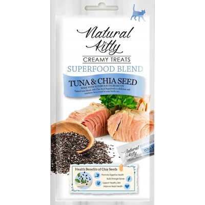 Natural Kitty tuna chia seed 4 x 12 g