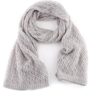  Дамски плетен шал Raffaello Bettini RB SC 018/8 65x245 cm, Светлосив