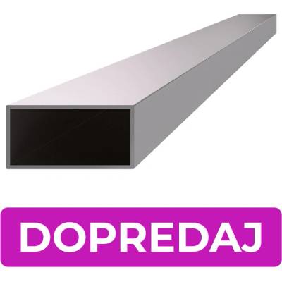 DOPREDAJ profil 50 x 25 x 1,5 x 1000 mm, brúsená AISI 304
