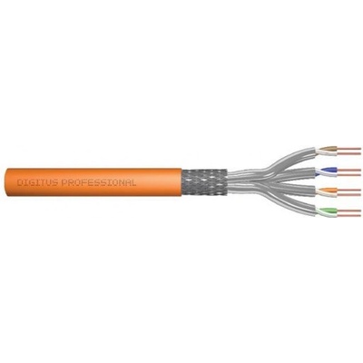 Digitus DK-1743-VH-1 S/FTP, cat. 7, 100m, červený
