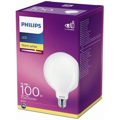 Philips LED classic 10,5W/100W 1521lm G120 E27 2700K WW FR ND SRT4