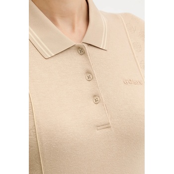 GUESS Рокля Guess PEONY в бежово къса с кройка по тялото V5YK00 KCX12 (V5YK00.KCX12)