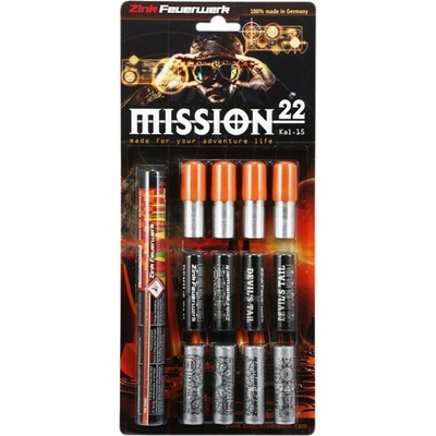 Pyro světlice Mission set 22 ks