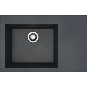 Alveus 1149304 - Кухненска мивка PURE 79x51, 5 см гранит/черна (AV0163) Мивка за вграждане