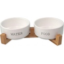 Set DOG FANTASY misky keramické so stojanom 2x 16 x 6,5 cm 0,85 l