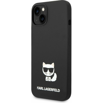 KARL LAGERFELD Liquid Silicone Choupette Заден протектор за iPhone 14 Plus Black Karl Lagerfeld | Cheren | МЪЖЕ | UNI