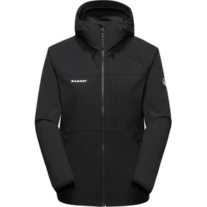 Mammut Дамско софтшел яке Mammut Women's Ultimate Comfort Softshell Hooded Jacket Softshell jacket - Black (103-2751-0114)