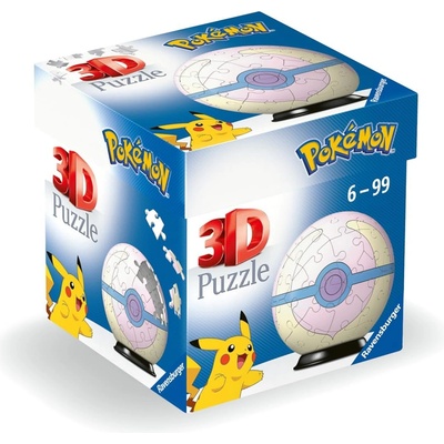 Ravensburger 3D Пъзел Ravensburger от 54 части - Pokemon: Heal Ball (11582)