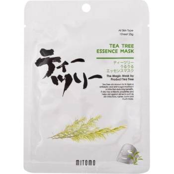 Mitomo Tea Tree Japan Facial Essence Mask Маска за лице дамски 25gr