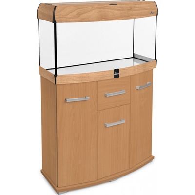 Diversa Solid LED akvarijní set vypouklý buk 112 l