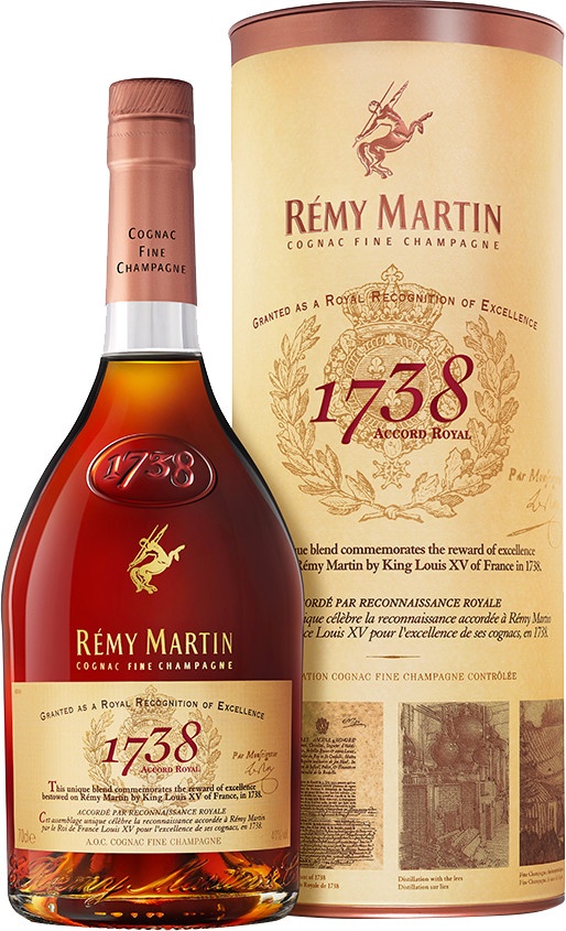 493[未開栓]REMY MARTIN 1738 ACCORD ROYAL ブランデー