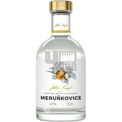 Anton Kaapl Meruňkovice 47% 0,2 l (holá láhev)