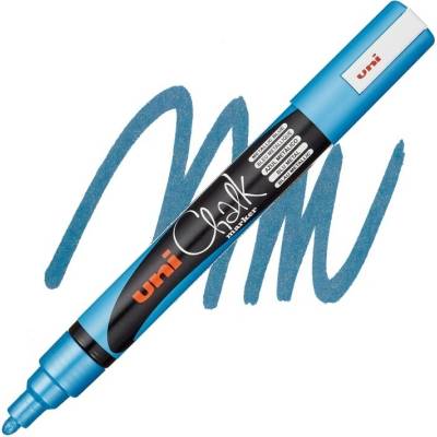 Uni PWE-5M Chalk metalická modrá