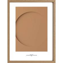 Idealform Poster no. 6 Round composition Barva: Terracotta, Velikost: 300x400 mm