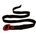 Camp Webbing Belt Black/Orange