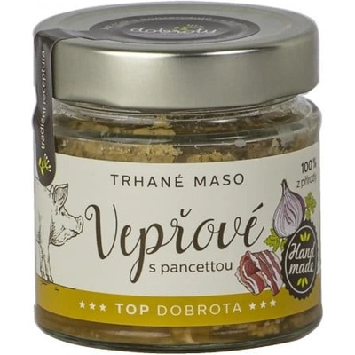 Dobroty z přírody Trhané vepřové maso s pancettou 140 g