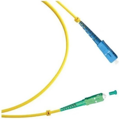 Conneu Оптични пач корди SC/APC - SC/UPC сингъл мод, симплекс, 0.5м (CNFJ-SCASCOS2SYE3mm-0.5)