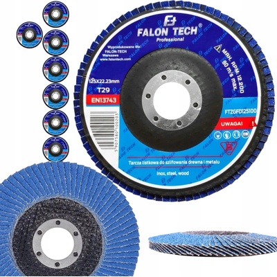 Brusný kotouč Falon-Tech zirkonový 125 mm P40 22,2 mm
