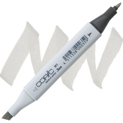 Lihová fixa COPIC Classic oboustranná Fine & Chisel, Warm gray 1 (W1)