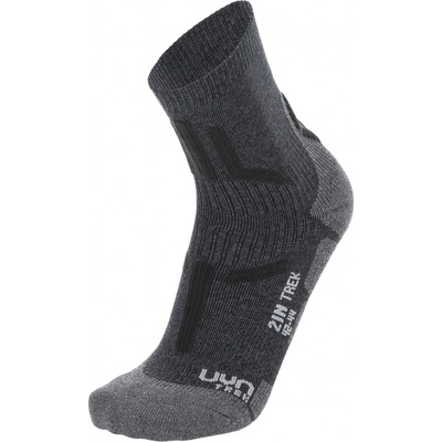 UYN pánske ponožky TREKKING 2IN SOCKS sivé