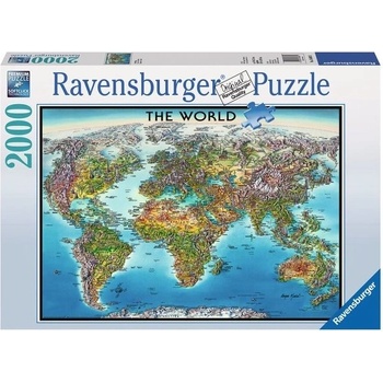 Ravensburger Mapa světa 2000 dielov
