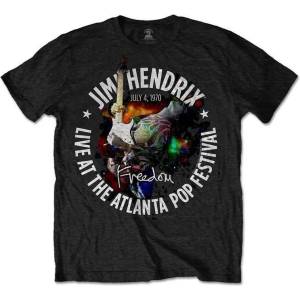 Jimi Hendrix Atlanta Pop Festival 1970 Black S Риза (JHXTTRTW01MB01)