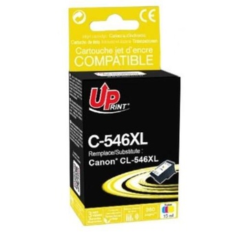 Compatible Мастилница CANON CL-546XL, Canon IP2850/ MG2450/MG2550/TS335x, 360k, 15ml, C/M/Y (LF-INK-CAN-CL-546XL-UP)