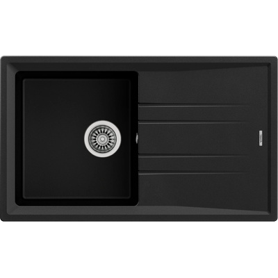 Teka STONE 50 B-TG Гранитна мивка за вграждане черна (М.1021.ЧЕ)