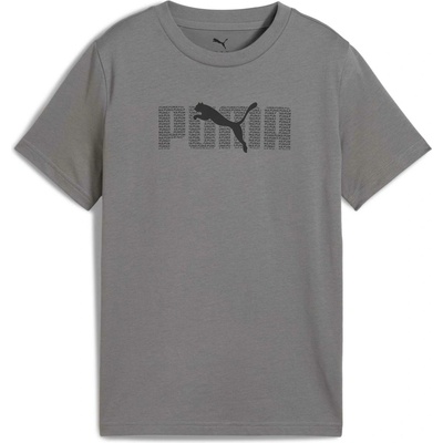 Puma Essentials Logo Lab Tee sivá