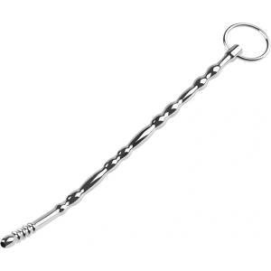 SuperLove Stainless Steel Beaded & Curved Urethral Dilator Trainer