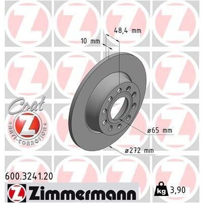 Brzdový kotúč ZIMMERMANN 600.3241.20