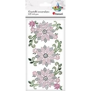 TITANUM Craft-Fun Series pink flower Titanum crystals (24MH03218)