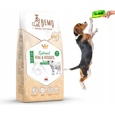 Bemo Optimal Veal teľacie mäso so zeleninou M/L 15 kg