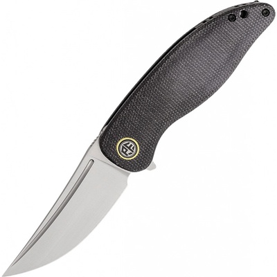 Petrified Fish PFP06 Simum Satin K110 Black Micarta PFP06DMS