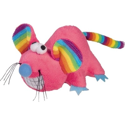 Nobby Rainbow hračka plyšová myš 14cm