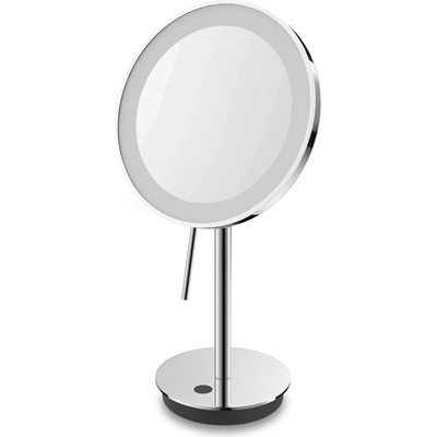 Zack Козметично огледалце Alona с LED осветление полирано-стоманено (40141)