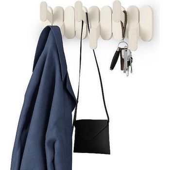 Umbra hk ltd (Канада) Закачалка за стена umbra tempo с 6 бр. куки - цвят пясък (umbra 1022941-1313)