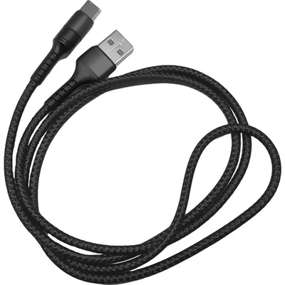 Microcig Rychlonabíjecí kabel Typ-C 5A - 1m - Black opletený