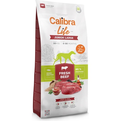 Calibra Life Junior Large Breed Fresh Beef 2 x 12 kg