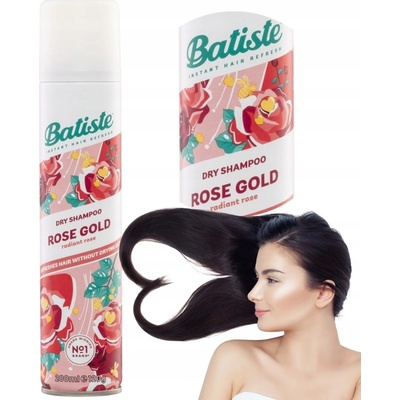 Batiste Dry Shampoo Rose Gold Suchý šampón s vůní bergamotu a jasmínu 200 ml
