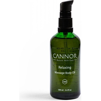 Cannor masážní olej s CBD 100 ml