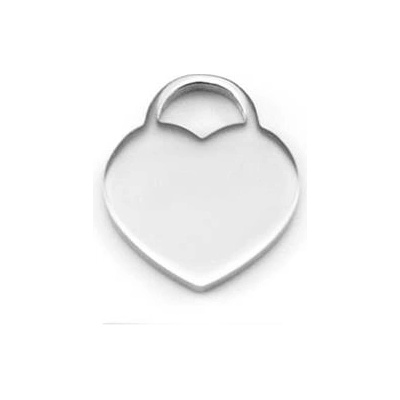 Šperky4U Ocelový přívěšek srdíčko 21 x 25 mm DR1268 L