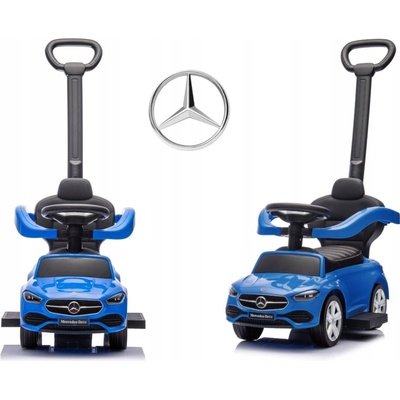 Milly Mally Odrážadlo s rukoväťou Mercedes C-Class White
