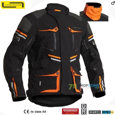 Lindstrands Sunne čierno-oranžová